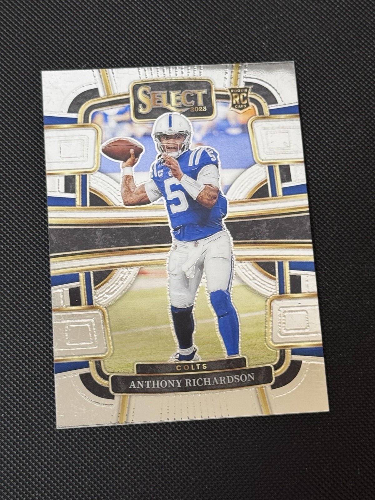 2023 Panini Select - Concourse Silver Prizm Die-Cut #43 Anthony Richardson (RC)