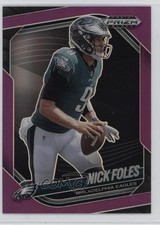 2025 Panini Prizm Black Purple Prizm 41/99 Nick Foles #117 6m7