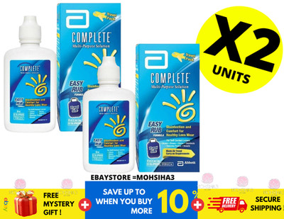 2 x Complete MULTI-PURPOSE SOLUTION Easy Rub Formula 2fl oz (60ml) Travel Size
