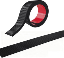 Curb Ramps for Sidewalks 0.6" Rise 2 Pc Rubber Curb Ramps Threshold Ramp for Dri