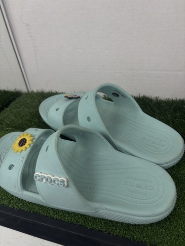 Crocs Classic Slide Sandals Unisex Light Baby Blue Women's 9 Men's 7 206121 - Bild 3 von 8