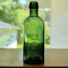 Antique Gem! 5” Dark Teal Green Carters Master Ink Bottle Vertical ...