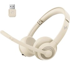 JIAMQISHI Wireless Headset with ANC Mic Bluetooth Headset - Bluetooth V5.2 Noise