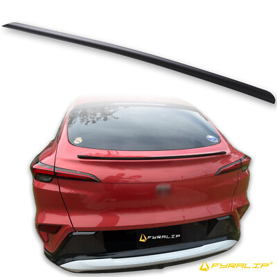 Fyralip Y22 Painted Black Custom OK Boot Lip Spoiler For Mazda MX5 Miata 05-15 E