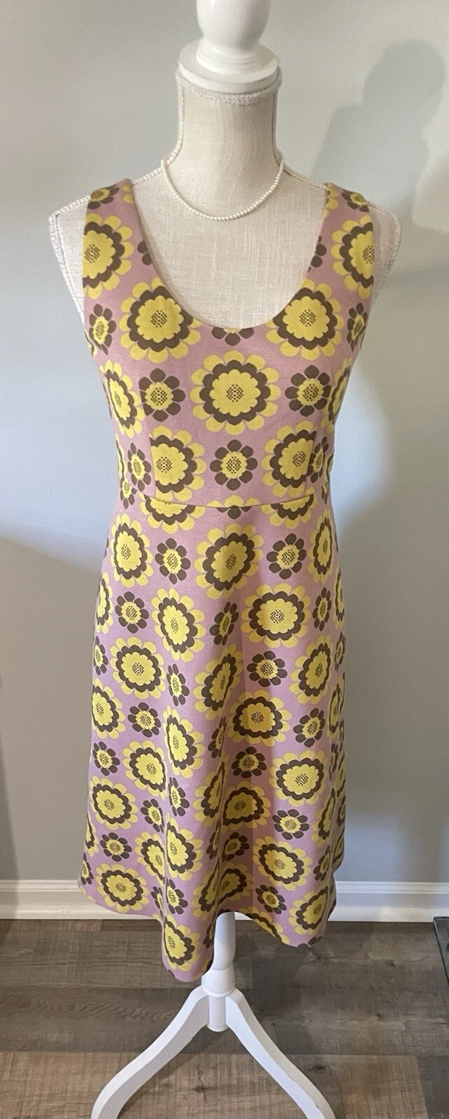 Abito a maglia floreale Kate Spade hippie taglia 2