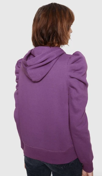 rebecca minkoff janine puff sleeve hoodie