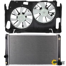 Electric Cooling Fan & Radiator Kit For 2009-2012 Toyota RAV4 3.5L V6 GAS DOHC