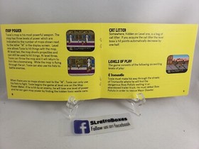 MANUAL NES - TOXIC CRUSADERS -Nintendo 'Replacement' Instruction Booklet AVENGER