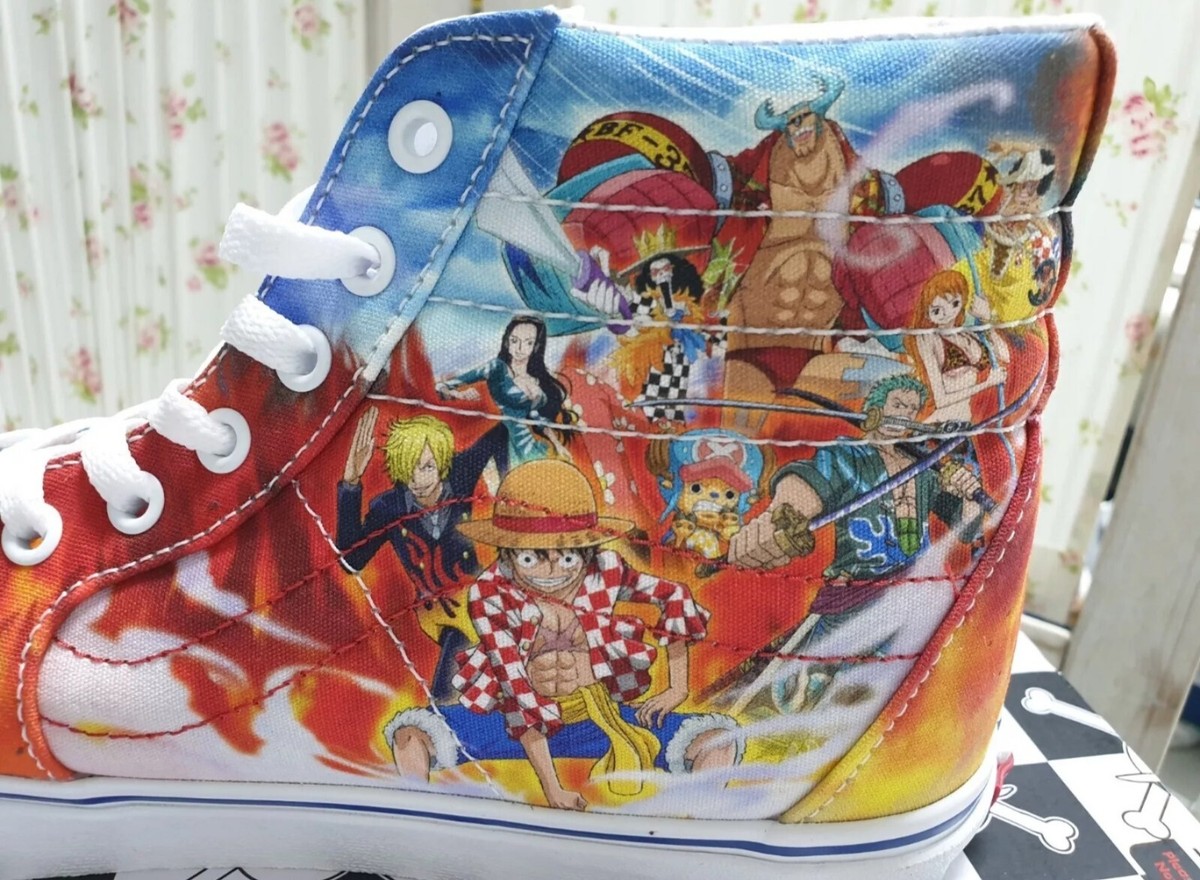 Size 7.5 - One Piece x Vans Sk8- High Punk Hazard for sale online