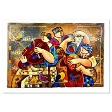 Dorit Levi "Salsa Fun" Limited Edition Serigraph Hand Signed Art