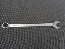 MAC Tools 11/16" SAE CL22 Long Combination Wrench 10" Sabina OH, USA