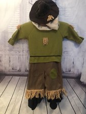 Wizard of Oz SCARECROW Infant Costume Halloween Character Size 12-18mo Infant