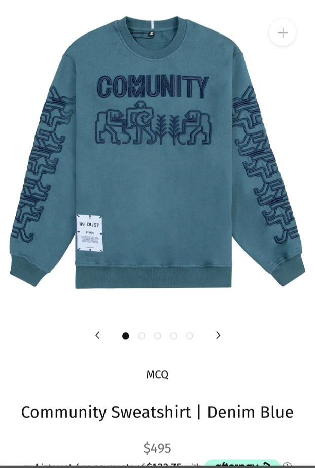 Alexander McQueen Sweatshirt in Blue