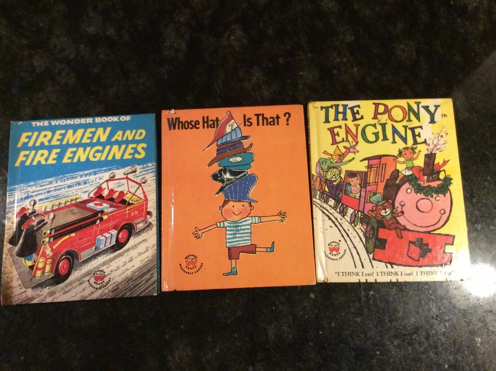 Firemen And Fire Engines Whose Hat Is That? The Pony Engine 1950s