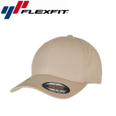 Flexfit 110F One Ten Snapback Red Baseball Cap S/M Khaki