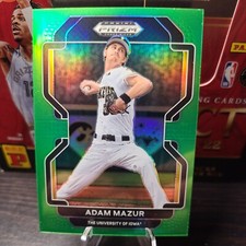 ADAM MAZUR 2022 Panini Prizm Draft Lime Green PRIZM #'d /75 Padres