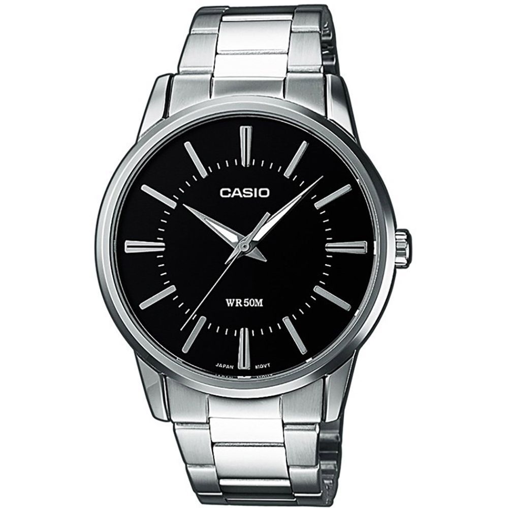 CASIO MTP-1303D-1AVDF OROLOGIO UOMO ACCIAIO NERO 40mm SOTTOCOSTO