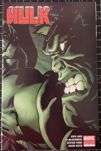 Hulk #1 Vol 2, 2nd Print. Start of Red Hulk Saga. Wraparound Cover. Marvel 2008