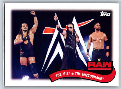 2018 Topps Heritage WWE The Miz & The Miztourage Tag Team Insert #TT-6