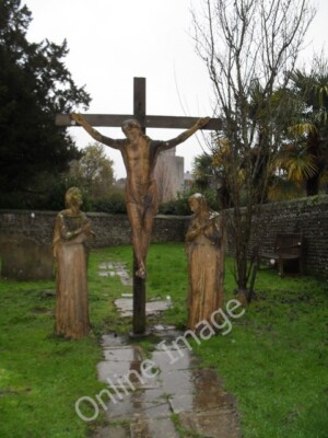 Foto 6x4 Ein nasser und windiger Nachmittag auf dem Kirchhof am Nikolaus (7) um 2009