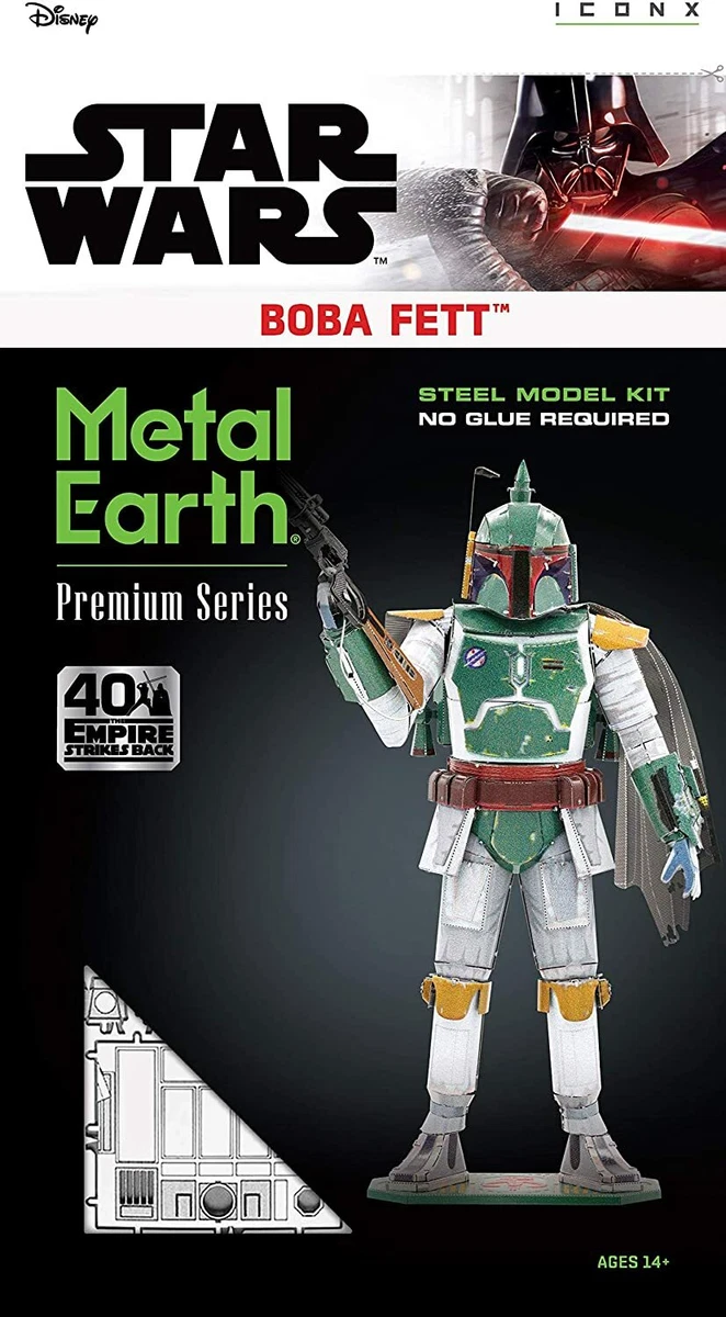 Fascinations ICONX Premium Series Star Wars BOBA FETT 3D Metal