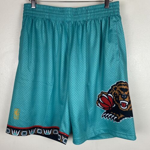 Vancouver Grizzlies Mitchell Ness Practice Shorts Mint Green Men’s Sz L $80 - Picture 1 of 10
