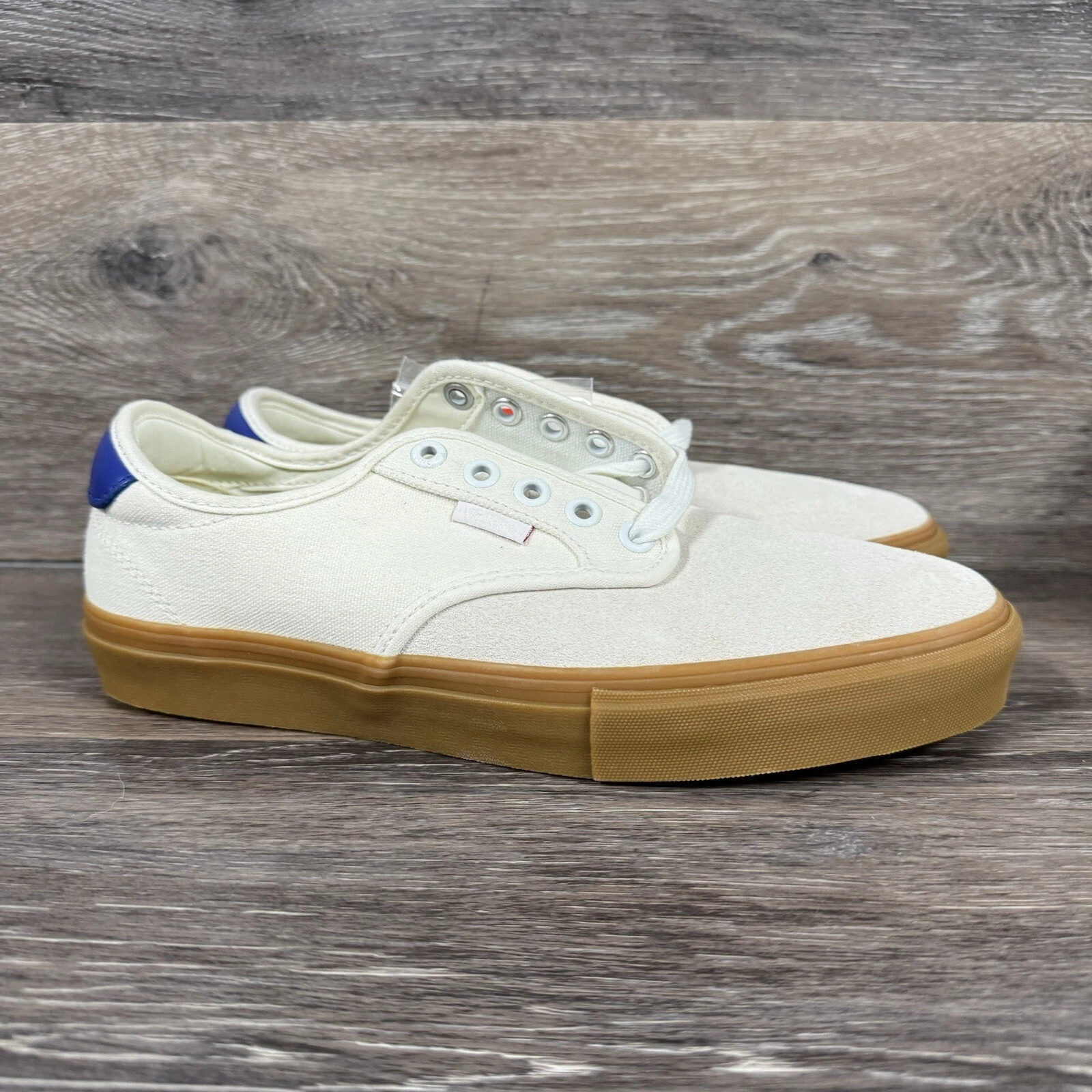 Vans Men Shoe Sneakers Size 7.5 Chima Ferguson Pr Collab Lace Up Marshmallow Gum