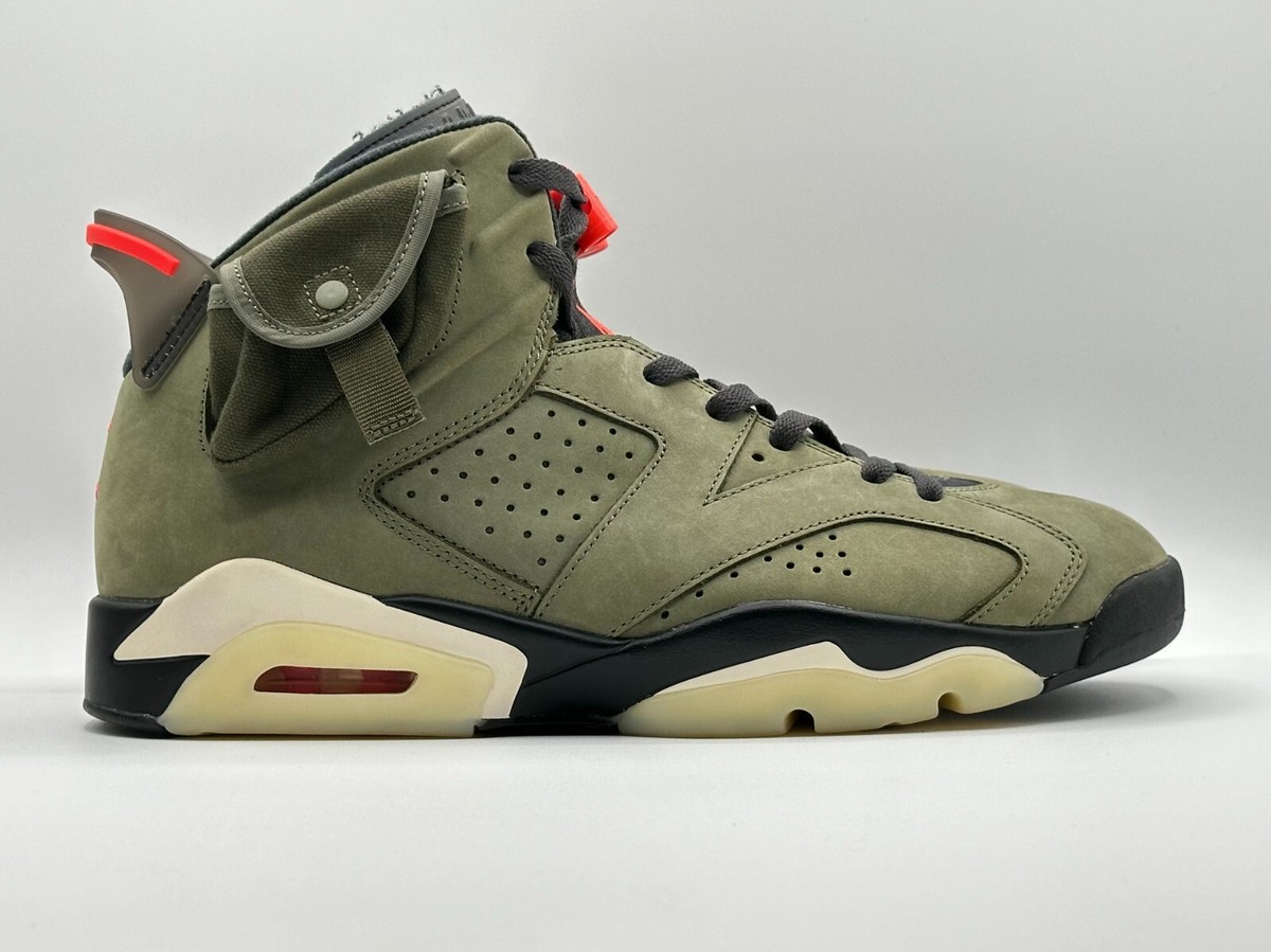 Travis Scott × Nike TD Air Jordan 6 Travis Scott X Jordan 6 Retro TD 'Olive' - Air Jordan