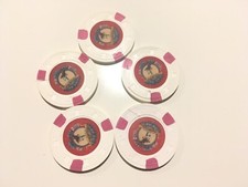 5x Paulson Poker Chips / Casino Chip - St. Jo Frontier