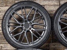 19 Zoll Winterkompletträder Alu RW01 für Seat Cupra Ateca in Grau Matt 245/40 19