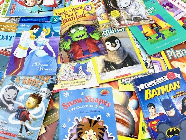 Level 2 reader lots scholastic all about reading books kids -paperback -GOOD - Image 2 of 4