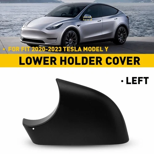 For 20-23 Model Tesla Y Side Left Door Wing Driver Cover Mirror Lower Holder 1X