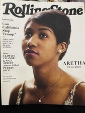 Rolling Stone Magazine Aretha Franklin  October 2018