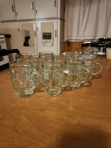 Vintage 8oz Anchor Hocking Small Barrel Mugs......9 available