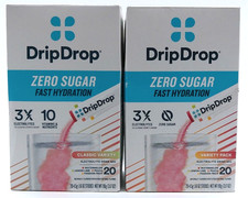 2- Drip Drop Zero Sugar Variety Classic Variety Pk, 40 Total Sticks, Exp. 6/27