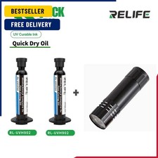 RELIFE RL-UVH902 Fast Curing UV Solder Mask Oil +UV Curing Light 3S Fast Dry