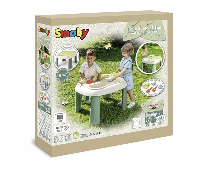 Smoby Toys 7600840111 - Life - Sand- und Wasserspieltisch - Neu