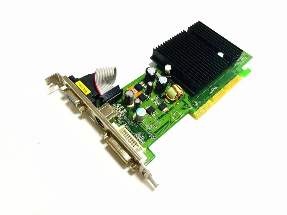Original nVideo Geforce 6200 DDR2 256MB AGP Video Graphic Card DVI VGA S-video - Image 2 of 3
