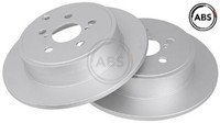 2X Bremsscheibe A.B.S. 17512 2 Bremsscheiben Hinterachse Hinten FüR Toyota