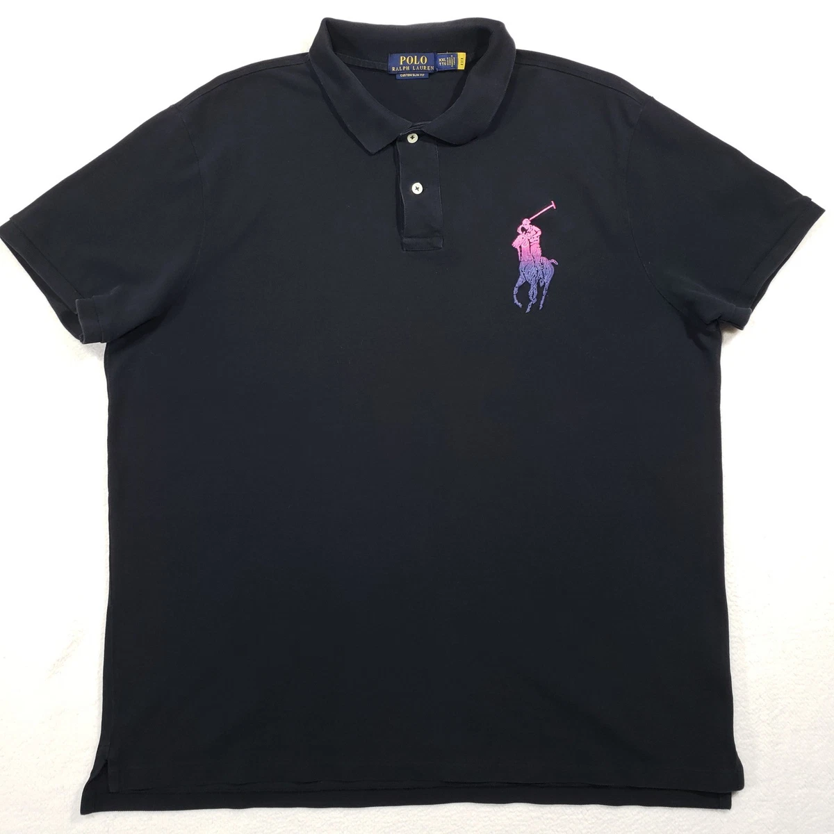 2-0314M△ RALPH LAUREN ビッグポニー ボタンダウン 長袖シャツ ライト 