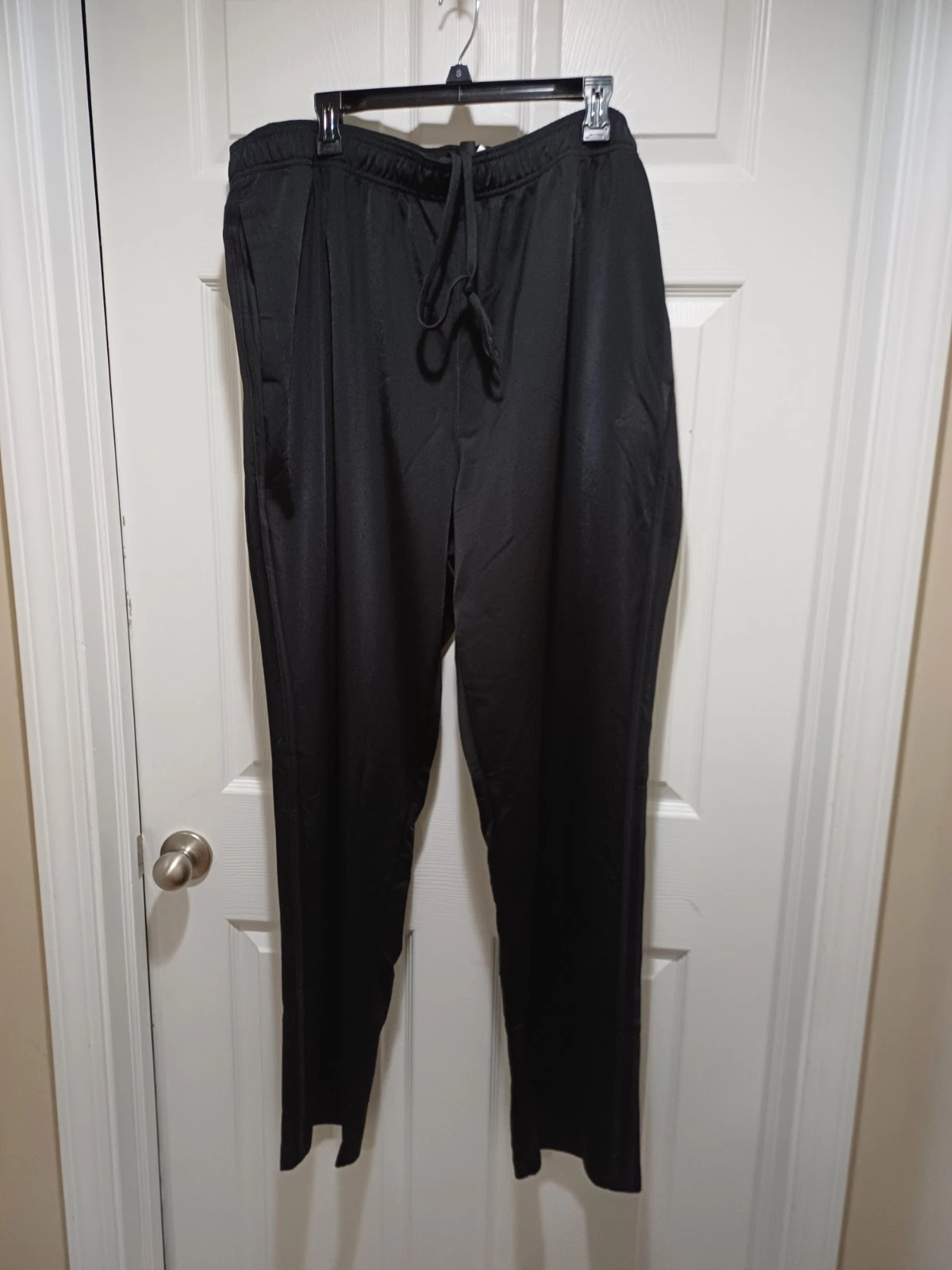Adidas Pants Mens 3 Extra Large TALL 3XLT Track Soccer Workout Running Black