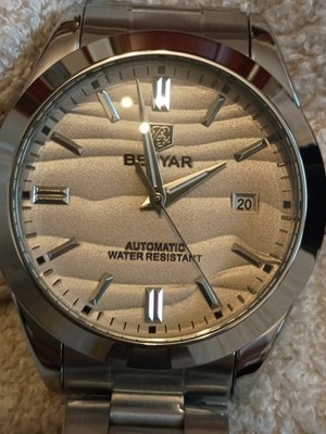 reloj Benyar automatico Esfera preciosa Simula las dunas del desierto 