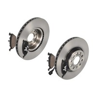 Brembo Bremsscheiben Ø312MM + BremsbelÄGe Vorne FÜR VW Caddy III Audi A3 Golf