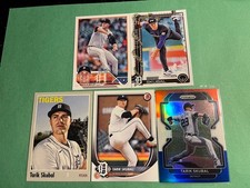 Tarik Skubal (5) Cards 2022-25 Panini, Topps Tigers