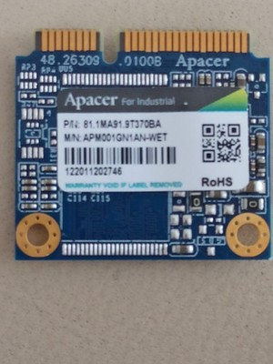Apacer 8Y.MNEF2.4T2BB 32GB MLC mSATA SSD (Solid State Drive). 