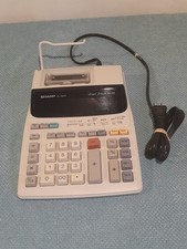 Sharp Electronic Calculator, EL-1801V, 12 Digit, 2 Color Printer