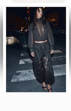NWT Zara Sequin Balloon Pants Size Medium