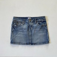 Y2K Blue Denim Mini Skirt