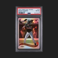 2002 TOPPS CHROME TRADED | REFRACTOR REGGIE SANDERS T29