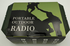 NOAA Weather Radio Emergency Solar Hand Crank Portable Bluetooth Speaker 4000mAh